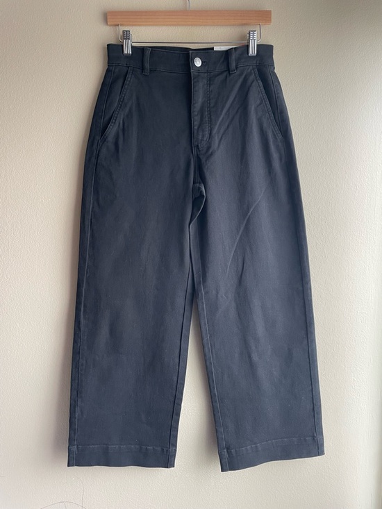 Everlane Denim - New Everlane Women THE UTILITY WIDE-LEG PANT Black Jeans Size 2